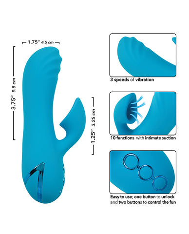 California Dreaming Sunset Beach Seducer curved G-spot vibrator dual motors specs and features