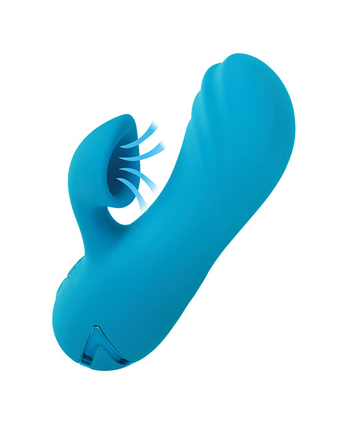 California Dreaming Sunset Beach Seducer curved G-spot vibrator dual motors USB rechargeable