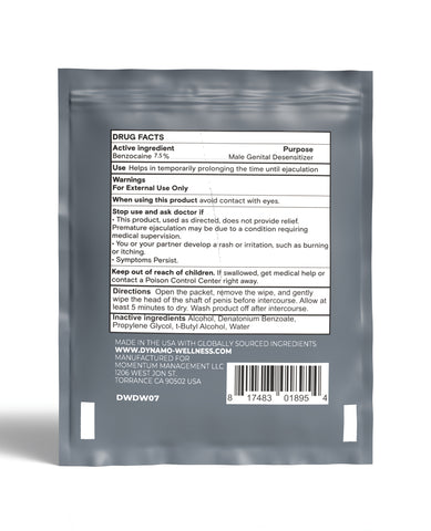 Back packaging on a white background
