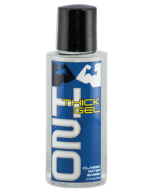 Bottle of 'H2O Thick Gel' on a white background