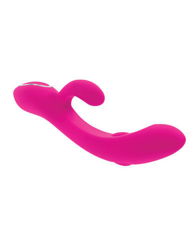 Evolved G-Tapper tapping G-spot vibrator ergonomic design hot pink