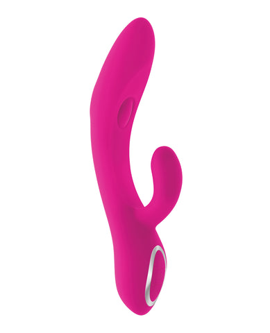 Evolved G-Tapper tapping G-spot vibrator ergonomic design, side view