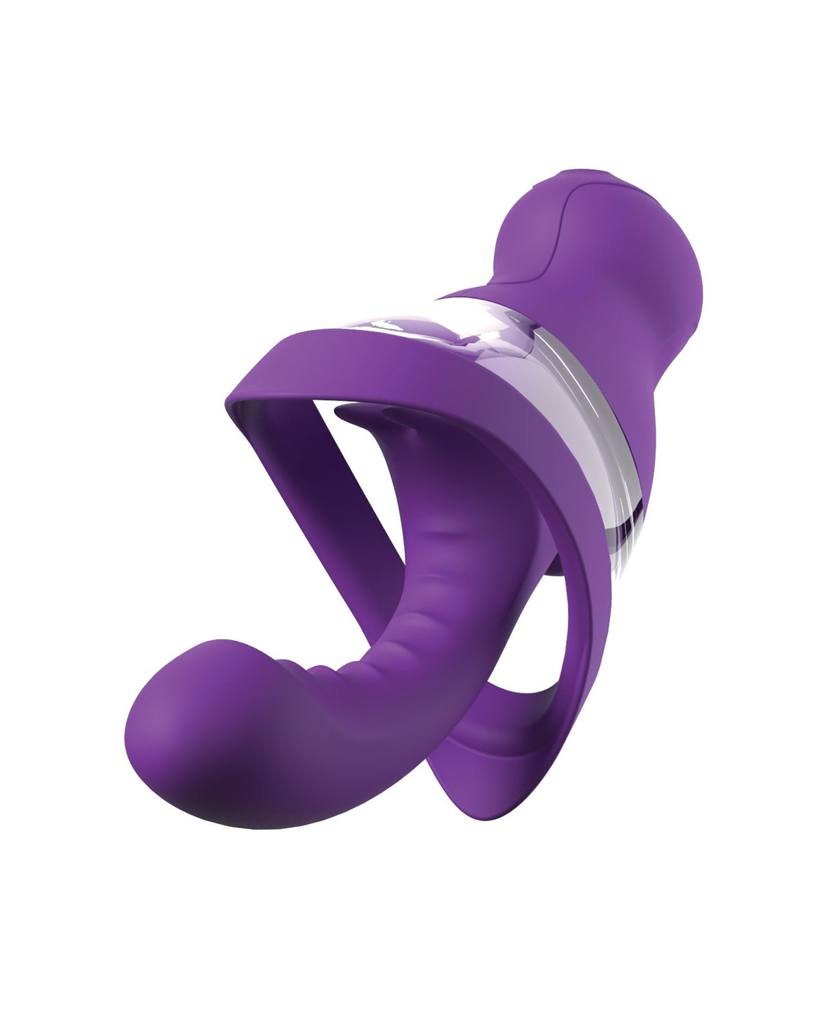 The Fantasy For Her Veloura Touch G-Spot Pleasure Pump, a purple vulva pump with an internal g-spot component.