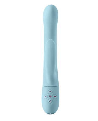 Advanced rabbit toy with internal motion feature blue control panel