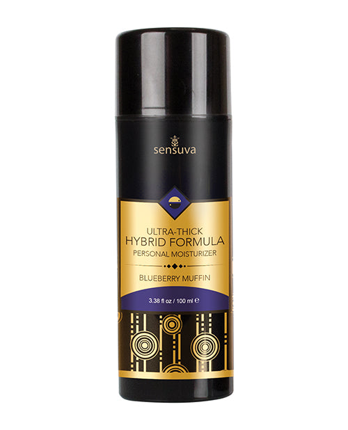 Sensuva Ultra-Thick Hybrid Formula personal moisturizer can on a white background