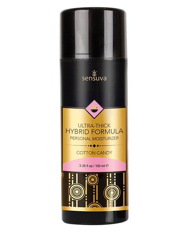 Sensuva ultra-thick hybrid formula personal moisturizer on a white background