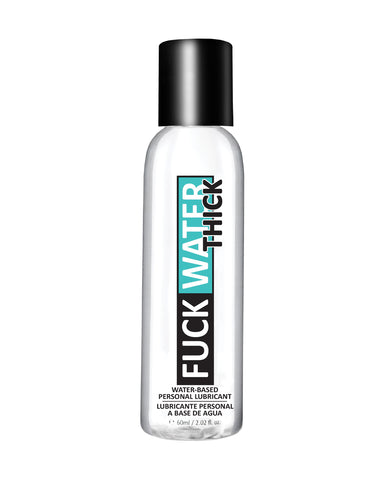 Bottle of Fuck Water Thick personal lubricant on a white background