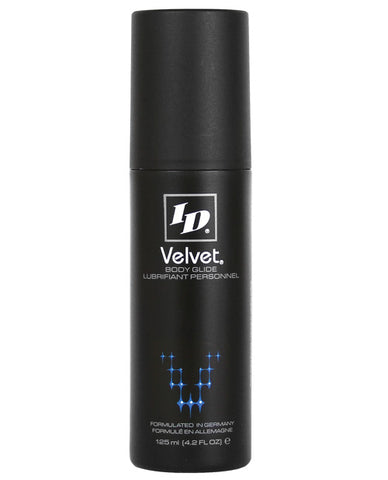 Black cylindrical container with 'ID' branding on a white background