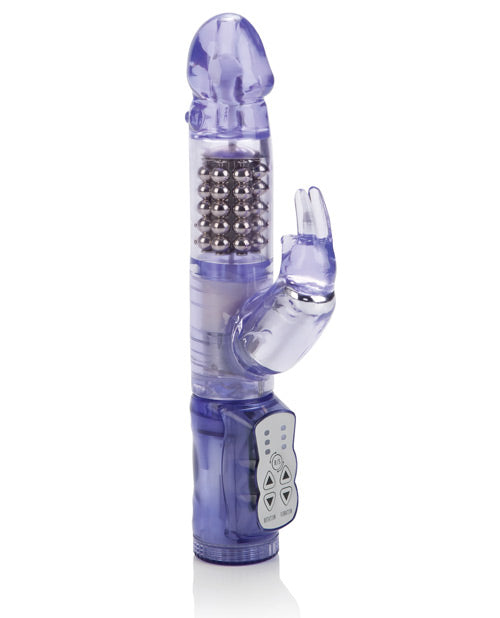Waterproof Jack Rabbit vibrator with floating beads for dual stimulation