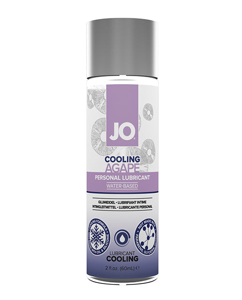 JO Cooling Agave personal lubricant bottle on a white background