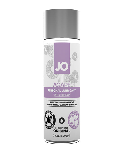 JO Agape personal lubricant bottle on a white background