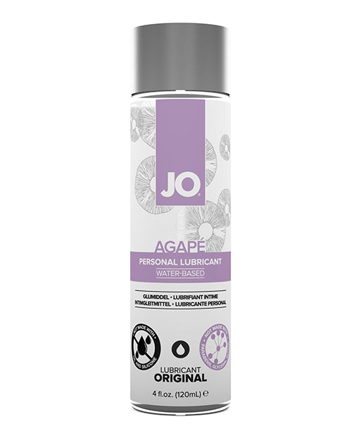 JO Agape personal lubricant bottle on a white background