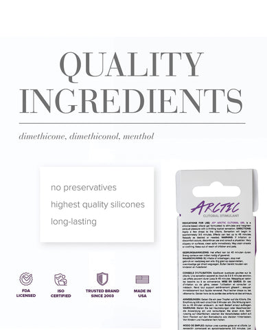 Product packaging with 'Quality Ingredients' text and branding on a white background