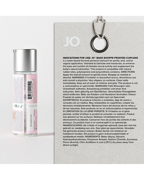 Product packaging with a label and text on a white background