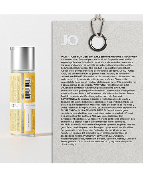 Product packaging with a label and text on a white background