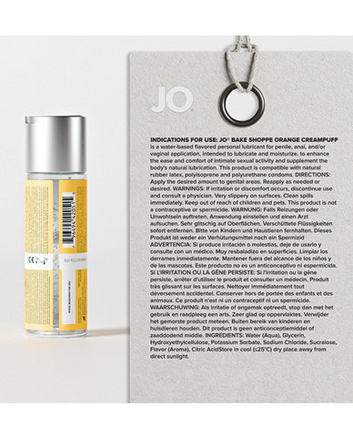 Product packaging with a label and text on a white background