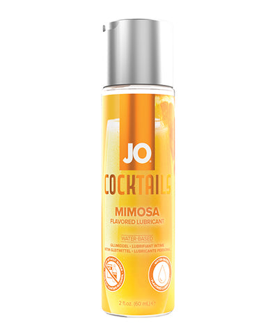JO Cocktails Mimosa flavored lubricant bottle on a white background