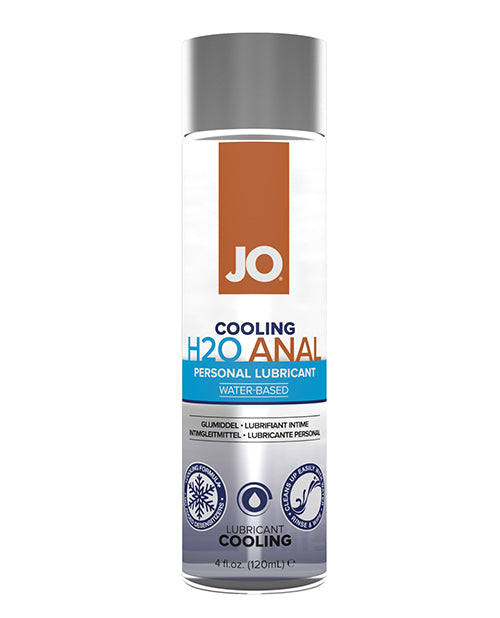JO Cooling H2O Anal personal lubricant bottle on a white background