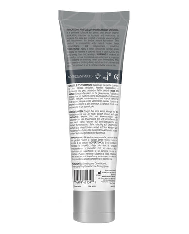 Back view of a cylindrical product packaging with text on a white background
