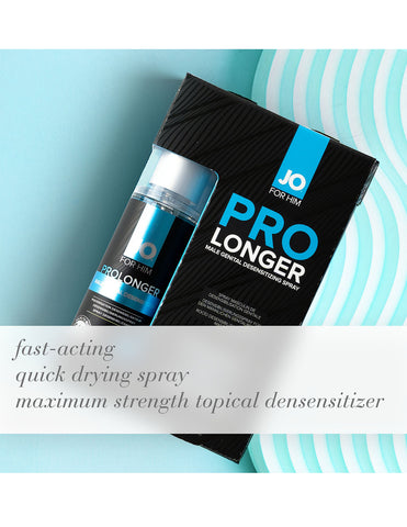 JO Pro Longer product packaging on a light blue background