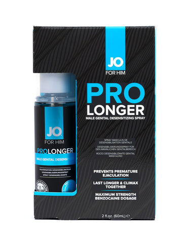 JO Pro Longer male genital desensitizing spray packaging on a white background