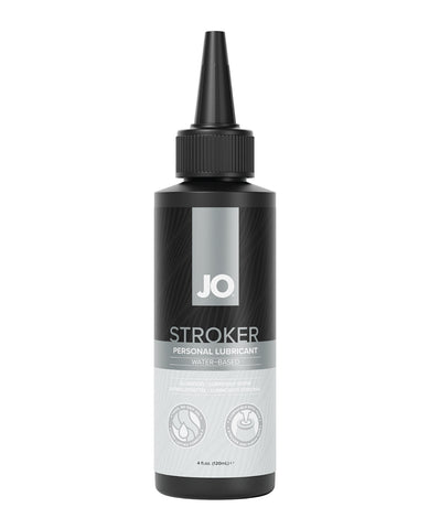 Bottle of JO Stroker personal lubricant on a white background