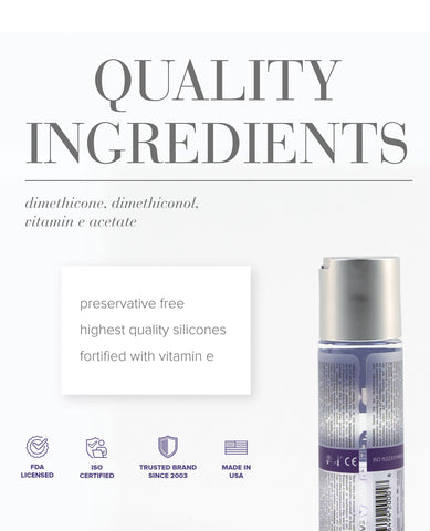 Product description and ingredients list.