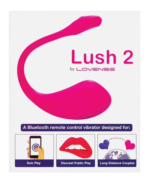 Lovense Lush 2.0 Sound Activated Vibrator - Pink Enchantasys Lovense Lush 2.0 Sound Activated Vibrator - Pink Enchantasys