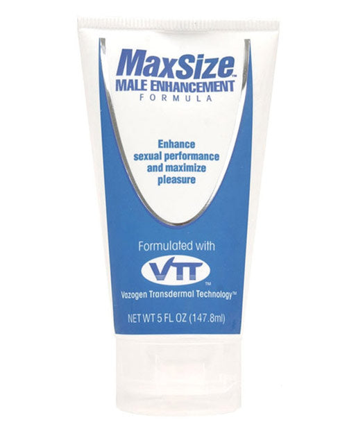 MaxSize male enhancement formula tube.