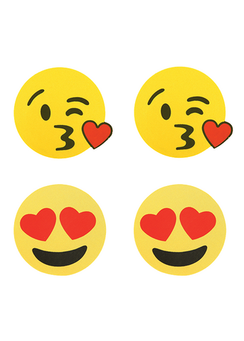 Peekaboos Emoji Hearts Pasties - Pack Of 2