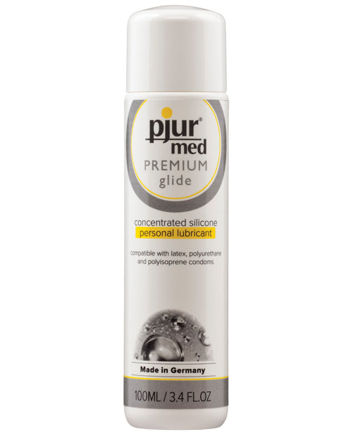 Pjur Premium Glide personal lubricant bottle on a white background