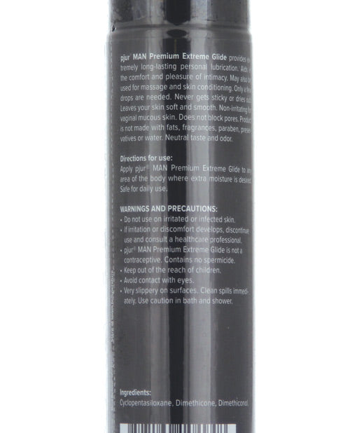 Product label with text on a white background