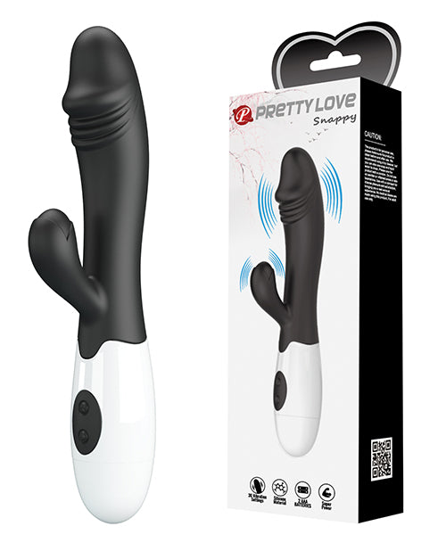 Portable rabbit vibrator with multiple vibration modes black in box