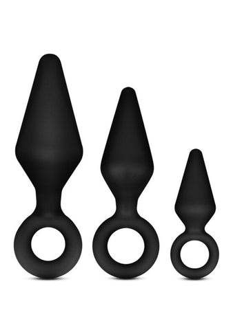 Blush Anal Adventures Platinum Silicone Loop Plug Kit