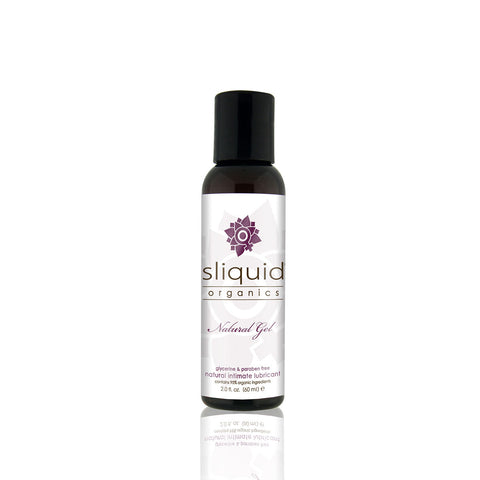 Sliquida Organics natural gel bottle on a white background