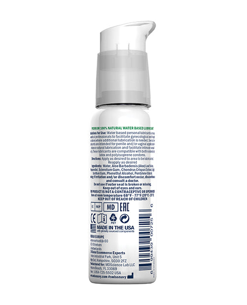 Bottle with a label on a white background