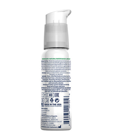 Bottle with a label on a white background