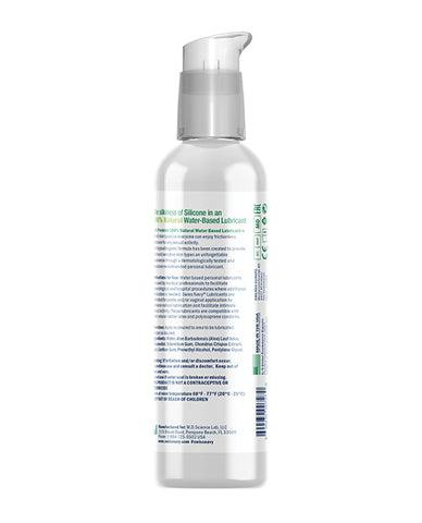 Bottle of lubricant with a detailed label on a white background