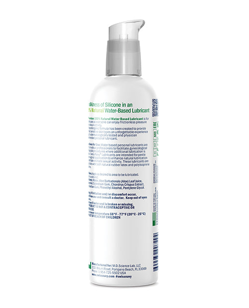 Lubricant bottle with label on a white background