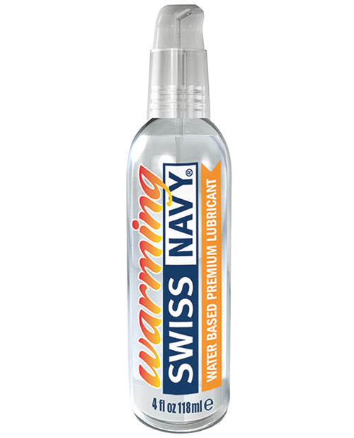 Bottle of Swiss Navy lubricant on a white background