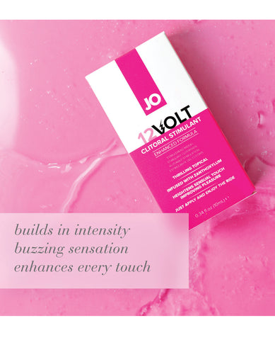 JO Volt product packaging on a pink background
