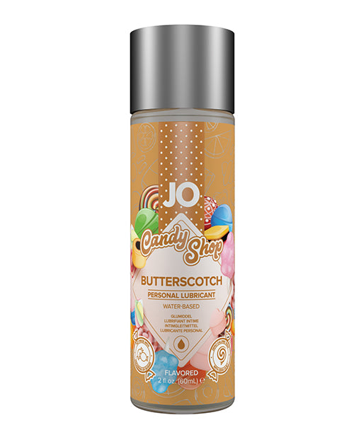 JO Butterscotch personal lubricant bottle on a white background