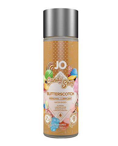 JO Butterscotch personal lubricant bottle on a white background