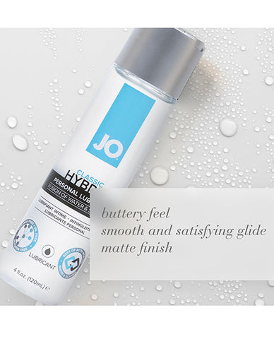 JO personal lubricant bottle on a textured white background