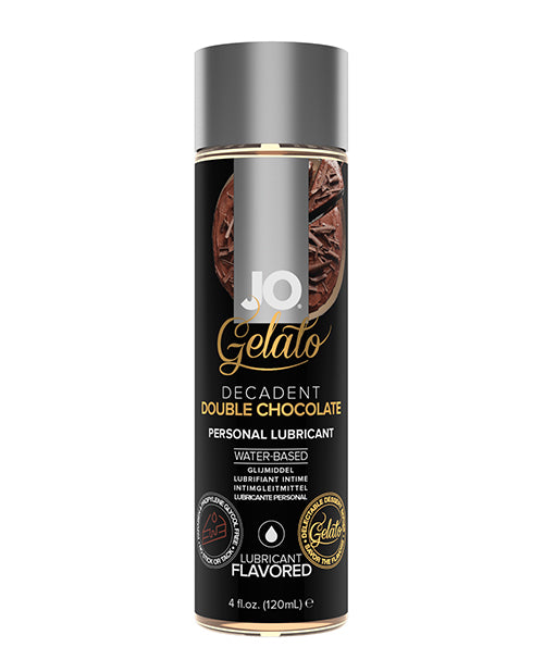 JO Gelato Decadent Double Chocolate personal lubricant bottle on a white background