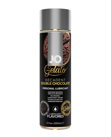 JO Gelato Decadent Double Chocolate personal lubricant bottle on a white background