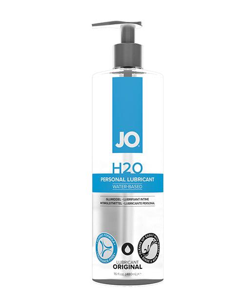 JO H2O personal lubricant bottle on a white background