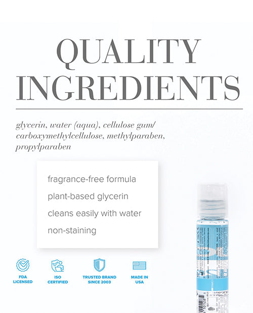 Product label with quality ingredients and certification logos on a white background