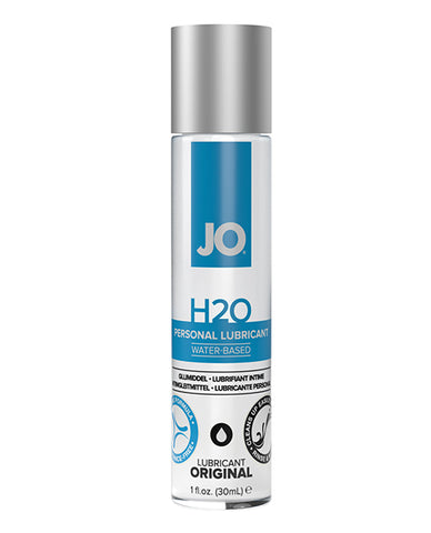 JO H2O personal lubricant bottle on a white background