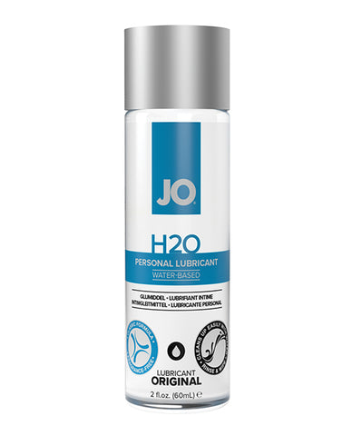 JO H2O personal lubricant bottle on a white background